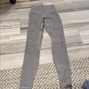 Lululemon Gray Patterned Leggings